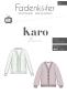 Preview: Fadenkäfer Papierschnittmuster Karo Damen Strickjacke